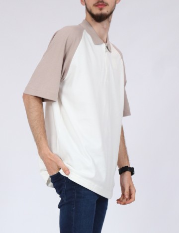 Tricou Oversize Jack&Jones, alb