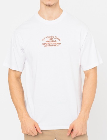 
						Tricou Jack&Jones, alb