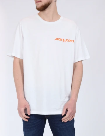 Tricou Jack&Jones, alb Alb