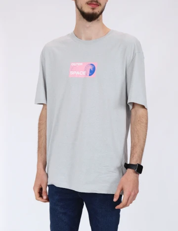 Tricou Jack&Jones, gri Gri