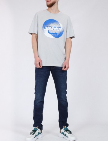 Tricou Jack&Jones, gri