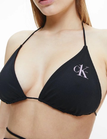 Sutien de baie Calvin Klein, negru