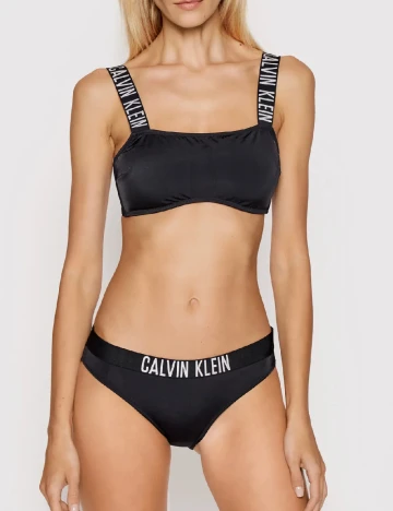 Sutien de baie Calvin Klein, negru Negru