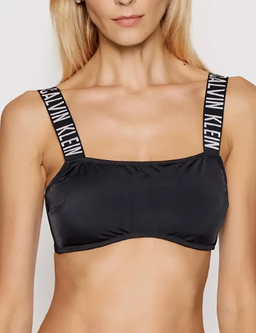 Sutien de baie Calvin Klein, negru Negru