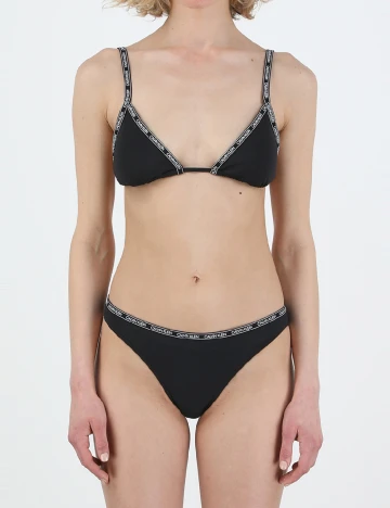 Sutien de baie Calvin Klein, negru
