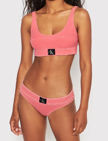 
						Chilot de  baie Calvin Klein, roz