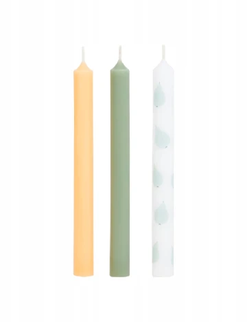 Set lumanari 3 bucati Sweet Home, mix culori