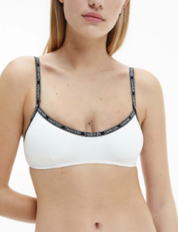 
						Sutien de baie Calvin Klein, alb