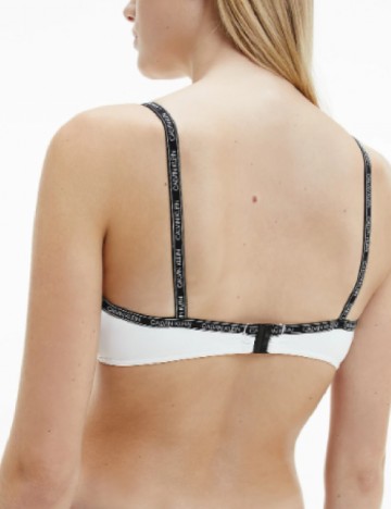 Sutien de baie Calvin Klein, alb