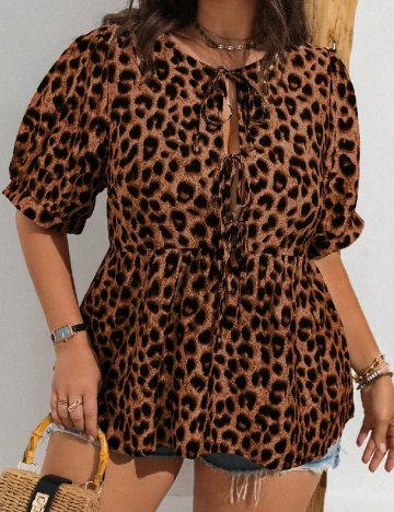 Bluza SHEIN CURVE, animal print