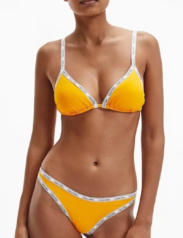 Sutien de baie Calvin Klein, galben Galben