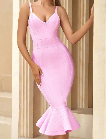 Rochie medie SHEIN, roz