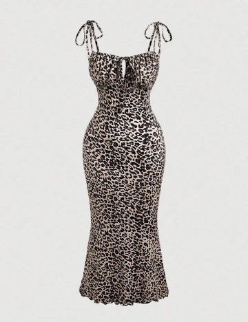 Rochie medie SHEIN, animal print Animal print