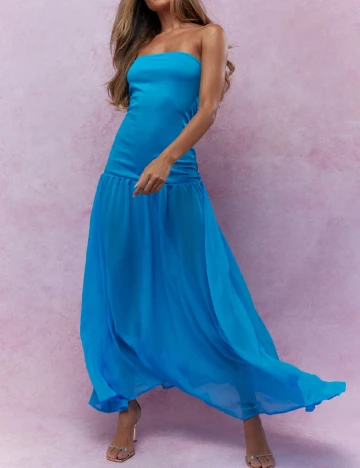 Rochie lunga Missguided, albastru