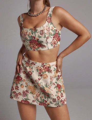 Compleu SHEIN, floral print Floral print