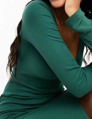 Rochie lunga ASOS, verde Verde