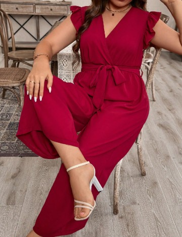 
						Salopeta SHEIN CURVE, rosu