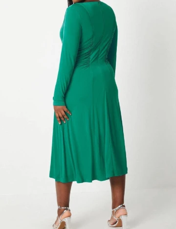 Rochie medie Coast Plus Size, verde Verde