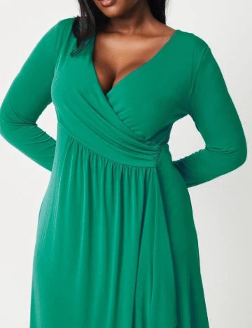 Rochie medie Coast Plus Size, verde Verde