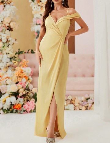 
						Rochie lunga SHEIN, galben