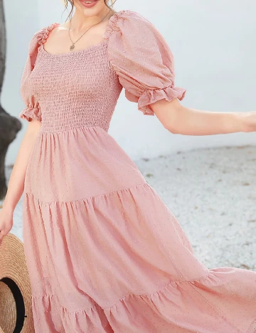 Rochie medie SHEIN, roz