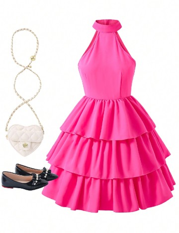 
						Rochie Shein Kids, roz