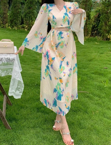 Rochie medie Dazy, mix culori Mix culori