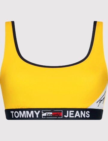 Bustiera de baie Tommy Hilfiger, galben
