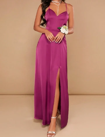 Rochie lunga SHEIN, magenta Roz