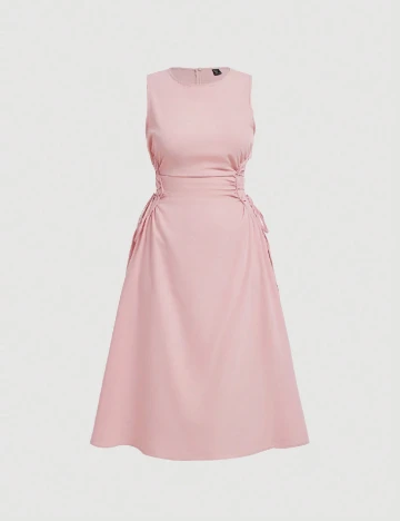 Rochie medie SHEIN CURVE, roz