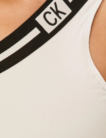 Costum de baie Calvin Klein, alb