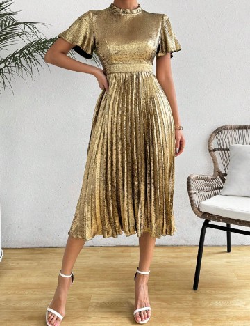
						Rochie medie SHEIN, auriu