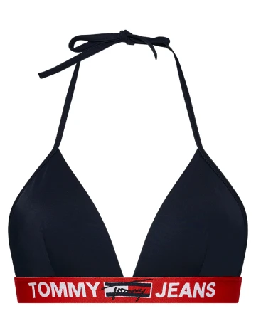 Sutien de baie Tommy Jeans, bleumarin Albastru
