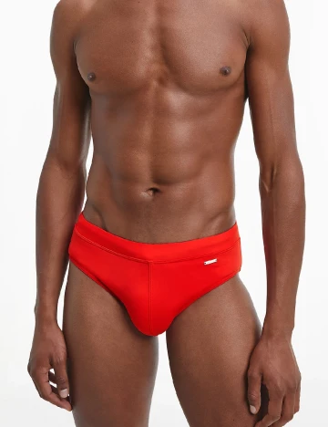 Slip de baie Calvin Klein, rosu Rosu