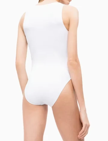 Costum de baie Calvin Klein, alb