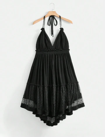 Rochie scurta SHEIN CURVE, negru