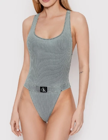 Costum de baie Calvin Klein, gri Gri