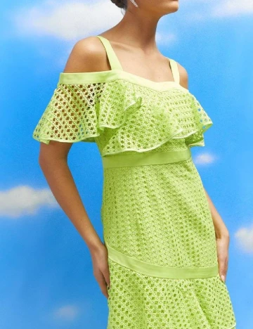 Rochie medie Coast, verde