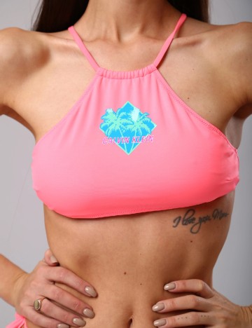 Sutien de baie Calvin Klein, roz