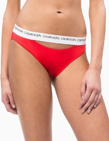 
						Chilot de  baie Calvin Klein, rosu