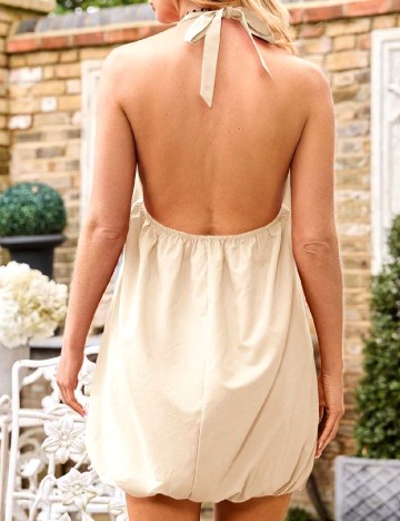Rochie scurta SHEIN, crem