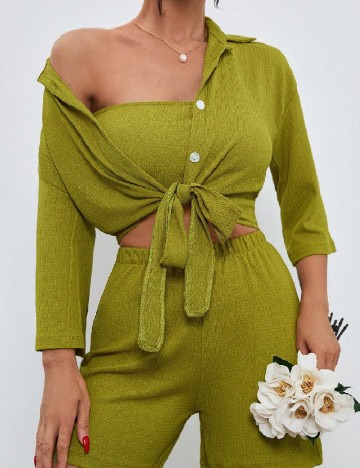 
						Compleu SHEIN, verde