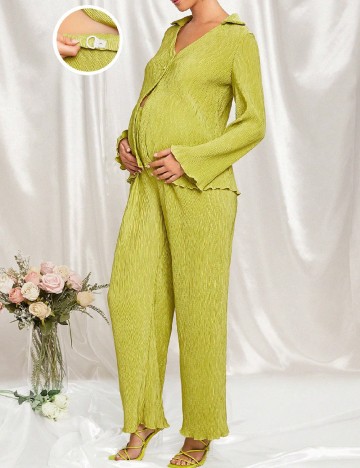 
						Compleu SHEIN Maternity, verde