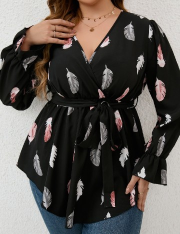 
						Bluza SHEIN CURVE, negru