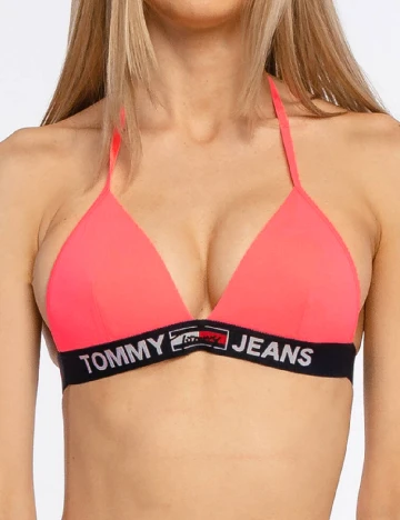 Sutien de baie Tommy Jeans, roz Roz