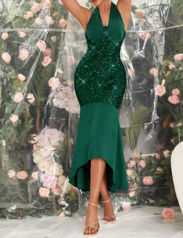 Rochie medie SHEIN, verde