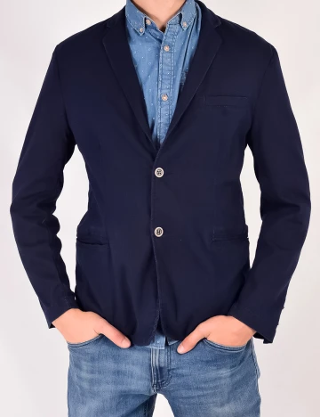 Blazer Jack&Jones, bleumarin inchis, M Albastru