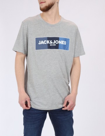 
						Tricou Jack&Jones, gri