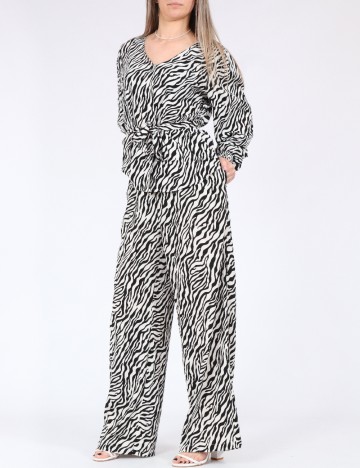 Bluza Only, alb/negru