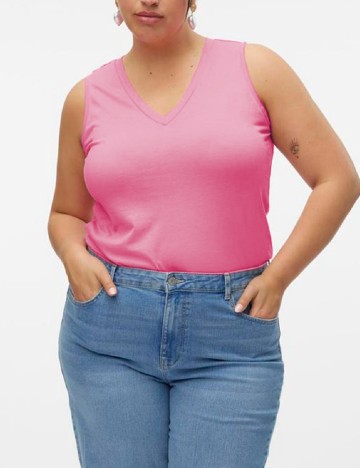 
						Maiou Vero Moda Curve, roz